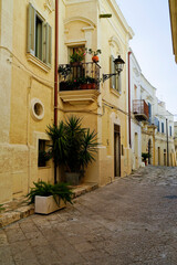 Abbazia benedettina di San Michele Arcangelo e borgo medievale di Montescaglioso, Matera, Basilicata, Italia