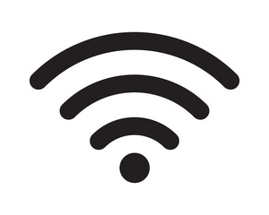 Wifi icon vector sign isolated on white background. wi-fi network icon vector eps.