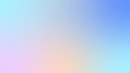 Winter holographic gradient. Pastel Christmas background, modern winter blue gradient vector design.