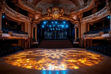 Obraz premium Blackpool's iconic Tower Ballroom, famous for its beautiful architecture and traditional ballroom dancing