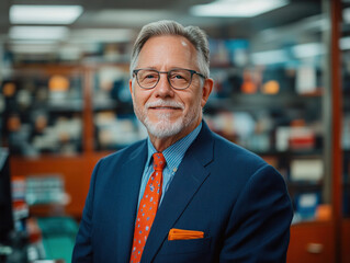 Fototapeta premium A company celebrating its 50th anniversary, a testament to long-term success and consistent growth