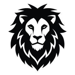 Obraz premium lion head mascot vector illustration 