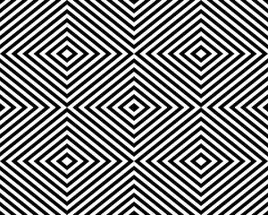 Seamless pattern of black rhombuses on a white background	