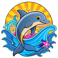 dolphin jumping out of water