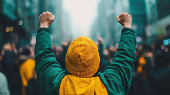 A person visualizing their future success, using a positive mindset to stay motivated