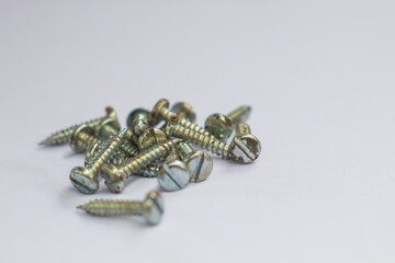 add type bolt in close up photo from side angle with isolated white background