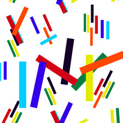 Seamless pattern with colored stripes. Ideal for background, fabric, packaging, design and decoratio Color Collision, Abstract Spectrum, Vibrant Geometrics, Burst of Hues, Chromatic Fragments , 