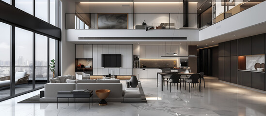 interior with office