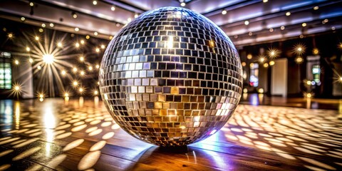 Obraz premium disco ball with dance floor