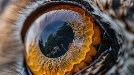 Fototapeta premium bird's eye generative ai