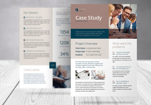 Case Study Business Document Template 