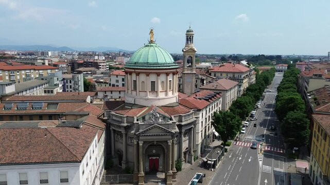 Provost Church of Santa Maria Immacolata delle Grazie. Italy, Milan