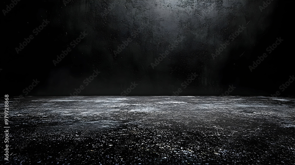 Poster a dark and gritty concrete wall background with a rough and textured surface and subtle lighting