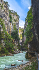 river in the mountains