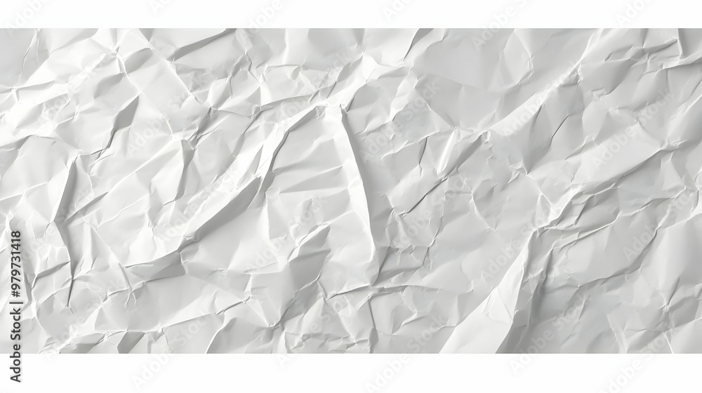 Aufkleber abstract crumpled white paper texture background for design projects