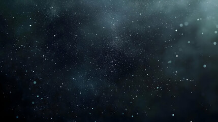 Obraz premium Abstract Dark Blue Background with White Speckles and Bokeh Lights, Perfect for Design Projects and Presentations