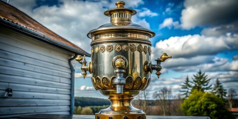 Fototapeta premium teapot. samovar.