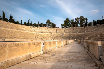 Fototapeta premium Views from the Panathenaic Stadium in the city of Athens, Greece