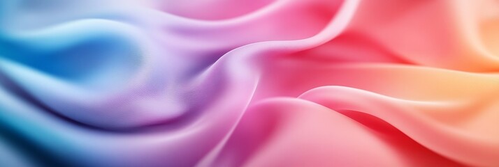 Fototapeta premium Abstract Pastel Gradient Background with Smooth Drapes - Perfect for website backgrounds, presentations, or social media posts. Soft, dreamy, and delicate, it evokes feelings of serenity, calmness, an