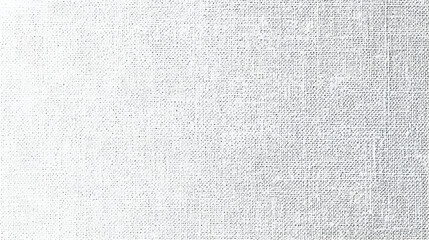 White Canvas Texture with Interwoven Threads Creating a Pattern for Backgrounds and Designs