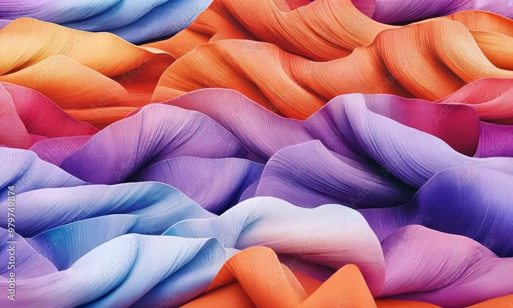 Poster a captivating arrangement of vibrant colors undulates fluidly, showcasing an array of warm and cool 