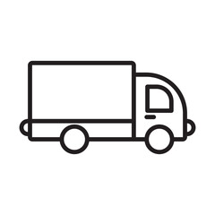 Delivery Truck Icon Deign