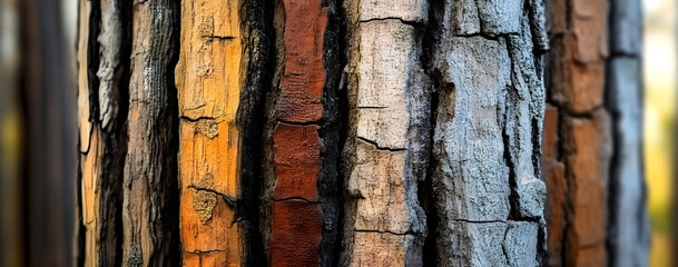 Obraz premium the wood is covered with different ures, like paint and varnipar,