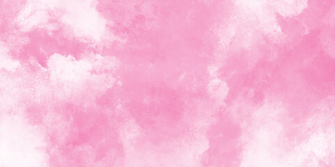 White smoky watercolor painting on old paper texture, Pink rose tone abstract texture with cloudy stains, Stain artistic hand painted texture of pink, pastel hand painted watercolor of pink texture.
