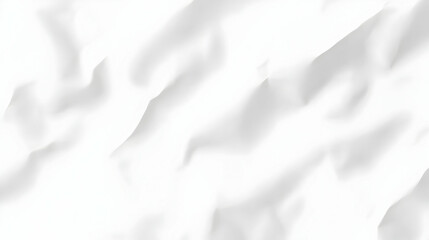 Obraz premium Abstract White Crumpled Fabric Texture Background, Soft Smooth Wrinkled Creases, Minimalist Design