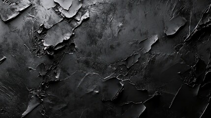 black grey rough dark abstract paint background copy texture friday black space grunge. Generative AI. Generative AI