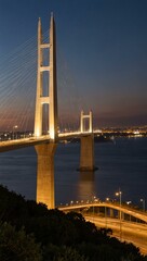 Modern Vasco da Gama Tower and Bridge showcasing Lisbon's blend of old and new.