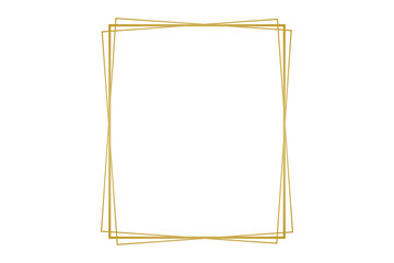 Gold luxury style frame border design