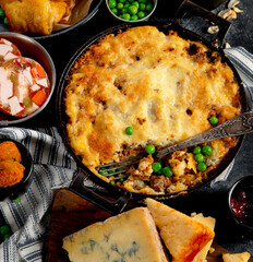 Popular English and Irish meals.