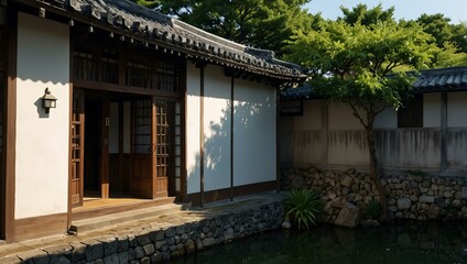 Nishiso Residence, Tamashima, Kurashiki, Okayama Prefecture.