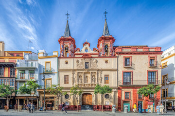 Seville, Spain, Nov 15 2009, Church of the Former Hospital of San Juan De Dios in Seville, Spain