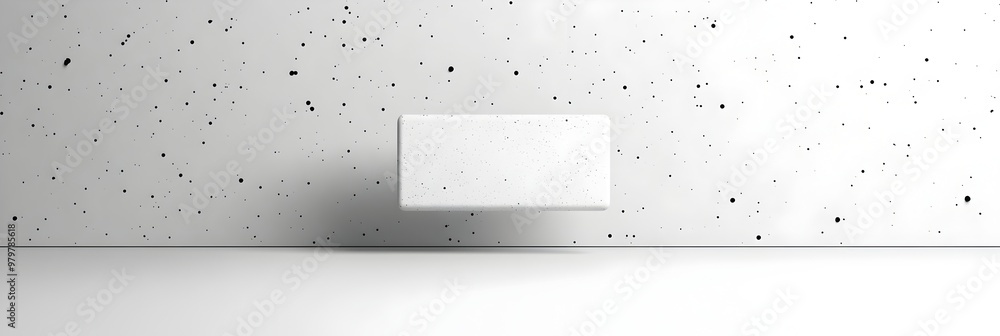 Poster Modern Smartphone with Large Blank Display for Customizable Text
