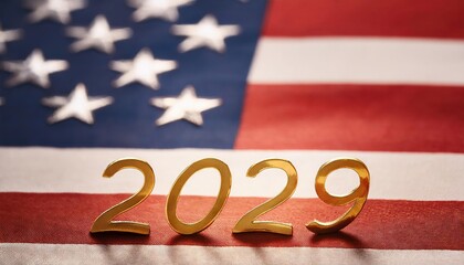 Celebrating New Year 2029 with American Spirit