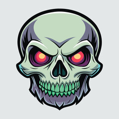 Obraz premium skull-white-background (1).eps