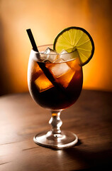 cocktail with ice