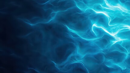 A mesmerizing abstract blue wave pattern, evoking fluidity and tranquility. Perfect for background or digital art.