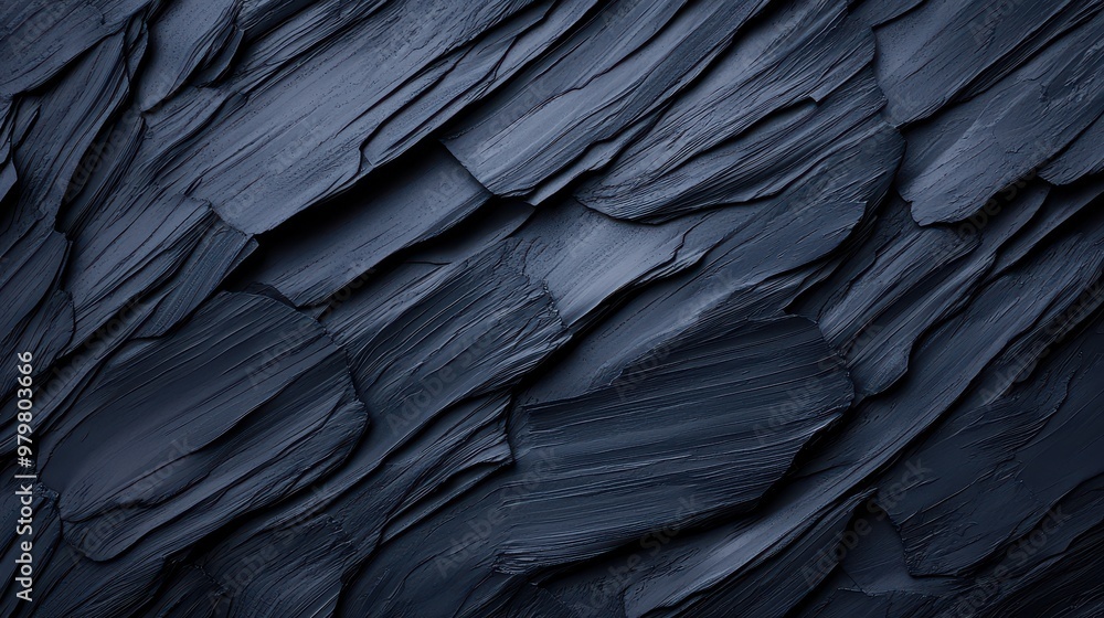Aufkleber Abstract texture of dark layered paint, creating a modern and elegant background for various design projects.