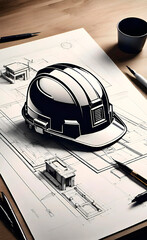 Home design and construction helmet
