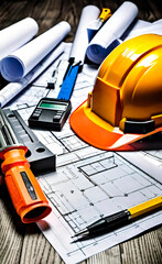 tools on blueprint
