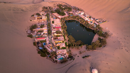 Atardecer, emociones y Tranquilidad en las Dunas del desierto y oasis de Huacachina Perú