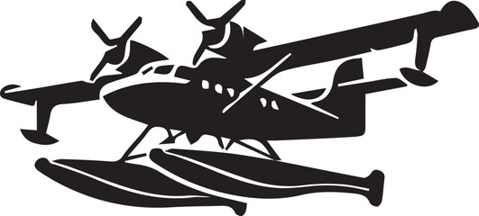 Plane on a white background