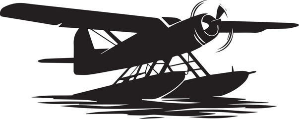 silhouette of a plane