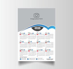 2025 Calendar Unique Design Wall Hanging