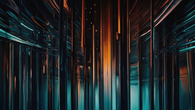 Captivating forms and fluid dynamics merge to create a visually stunning abstract artwork