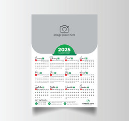 2025 Calendar Unique Design Wall Hanging