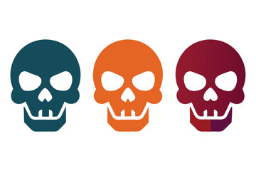 Halloween horizontal banner with a vector logo. The inscription with ominous tree branches, bats, and a pretty witch on the background of the full moon.